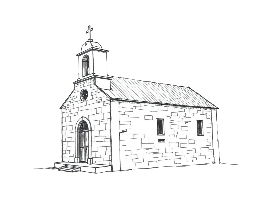Line-art sketch of Dolor Sit Amet Parish